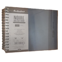 Scholar Noire Sketch Book Advanced A5 Portrait - 48Sheets 170GSM AJW2-P